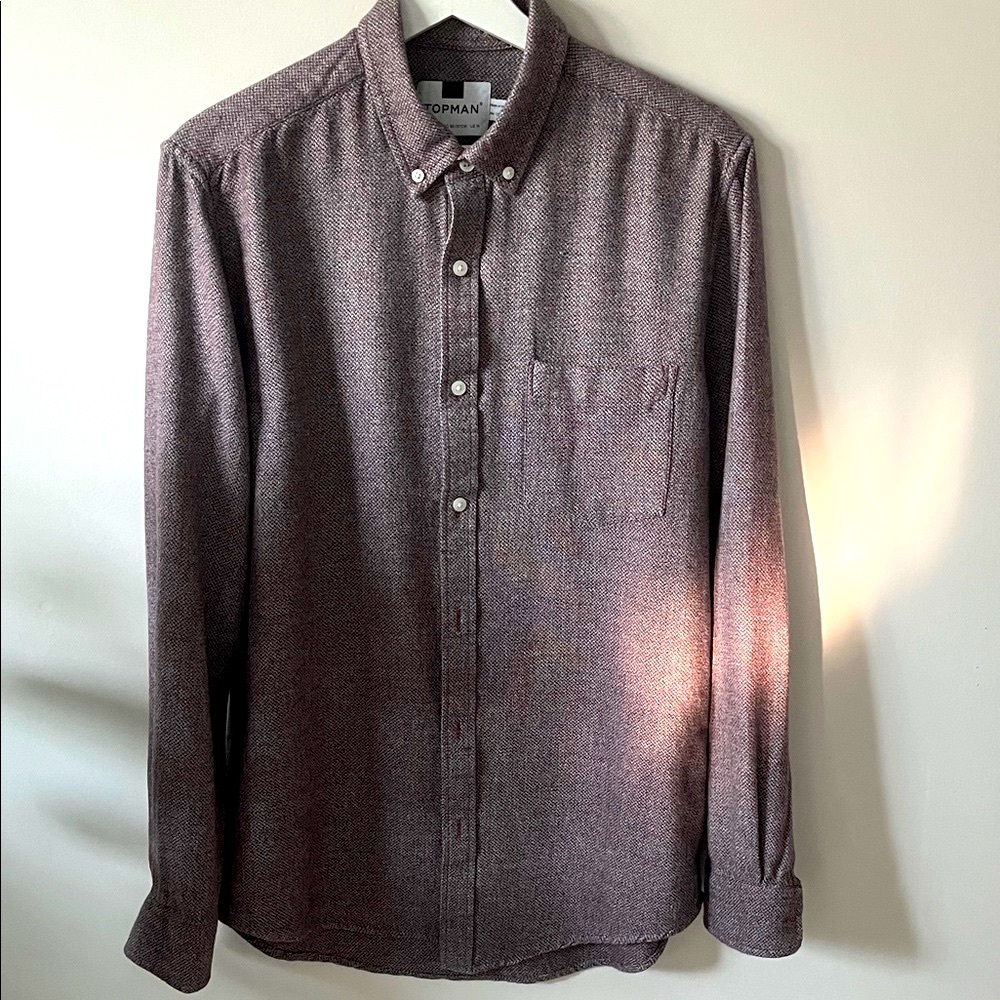 Topman Men's Casual Button-Down Shirt
Size M